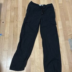 Black cargo pants
